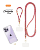 xBase by PowerPeak - Universal Adjustable Crossbody & Wrist Strap - (PINK) (Only Ground Shipping)