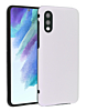 Full Cover New Design Silicone Case - WHITE for Galaxy A02 (Only Ground Shipping)