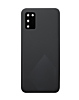 Grab wholesale deals on the black back glass with camera lens and adhesive for Galaxy A02S A025 2020, no logo.