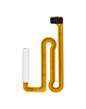 Stock up on the white Fingerprint Sensor with Flex Cable for Galaxy A04S A047 2022.