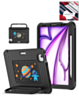 Kids SpaceGrip Tablet Case with Handle Stand (BLACK) for iPad 10 2022 (10.9") / iPad 11 (A16) / Air 11 (2024/2025/2026) / Air 4 / Air 5 / Pro 11 (All Models) (Only Ground Shipping)