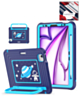 Kids SpaceGrip Tablet Case with Handle Stand (DARK BLUE) for iPad 10 2022 (10.9") / iPad 11 (A16) / Air 11 (2024/2025/2026) / Air 4 / Air 5 / Pro 11 (All Models) (Only Ground Shipping)
