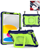 Full Body Protection Case with Square Kickstand (NAVY BLUE & GREEN) for iPad 10 2022 (10.9") / iPad 11 (A16) / Air 11 (2024/2025/2026) / Air 4 / Air 5 / Pro 11 (All Models) (Only Ground Shipping)