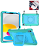 Full Body Protection Case with Square Kickstand (LIGHT BLUE) for iPad 10 2022 (10.9") / iPad 11 (A16) / Air 11 (2024/2025/2026) / Air 4 / Air 5 / Pro 11 (All Models) (Only Ground Shipping)