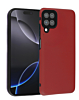Full Cover New Design Silicone Case - RED for Galaxy A12 (Only Ground Shipping)