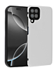 Full Cover New Design Silicone Case - WHITE for Galaxy A12 (Only Ground Shipping)