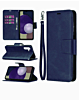 Galaxy A13 Leather Wallet Case with Card Slot - BLUE (Only Ground Shipping)