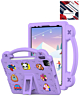 Shockproof Handle Case - PURPLE for iPad Air 6 / Air 7 / Air 13 (2024/2025) / Pro 13 (2024/2025) / Pro 12.9 (3rd/4th/5th/6th) (Only Ground Shipping)