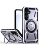 Full-Body Rugged Shockproof Case with Built-in Ring Holder - PURPLE for Galaxy A14 4G/5G (Only Ground Shipping)
