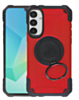 Hybrid Tuff Case with Magnetic Kickstand (RED) for Galaxy A14 4G / 5G (Only Ground Shipping)