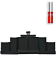 Replacement Battery (A1494) for MacBook Pro 15" Retina (A1398 / Late 2013 / Mid 2014) (Only Ground Shipping)