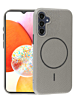 Magnetic Leather Soft Cases - TITANIUM GRAY for Galaxy A15 (Only Ground Shipping)