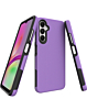Shock Absorption Protective Dual Layer Case - PURPLE for Galaxy A16 (Only Ground Shipping)
