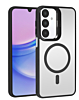 Thin Magnetic Clear Case with Camera Stand Kickstand - BLACK for Galaxy A16 (Only Ground Shipping)