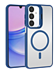 Thin Magnetic Clear Case with Camera Stand Kickstand - DARK BLUE for Galaxy A16 (Only Ground Shipping)