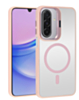 Thin Magnetic Clear Case with Camera Stand Kickstand - PINK for Galaxy A17 (Only Ground Shipping)