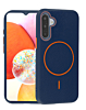Magnetic Leather Soft Cases - BLUE & ORANGE for Galaxy A17 (Only Ground Shipping)
