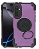 Hybrid Tuff Case with Magnetic Kickstand (PURPLE) for Galaxy A17 (Only Ground Shipping)