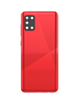 Back Glass with Camera Lens and Adhesive for Galaxy A31 (A315 / 2020) (NO LOGO) (PRISM CRUSH RED)