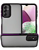 Matte Silicone Frame Shockproof Case - PURPLE for Galaxy A36 / A37 (Only Ground Shipping)