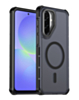 Dual Layer Electroplated Border Wireless Charging Case (BLACK) for Galaxy A36 5G / A37 5G / A56 5G (Only Ground Shipping)