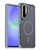 Dual Layer Electroplated Border Wireless Charging Case (GRAY) for Galaxy A36 5G / A37 5G / A56 5G (Only Ground Shipping)