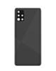 Back Glass with Camera Lens and Adhesive for Galaxy A51 5G (A516 / 2020) (NO LOGO) (PRISM CUBE BLACK)