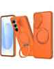 Flip Lens Cover Case with MagSafe Ring Kickstand (ORANGE) for Galaxy A36 / A56 (Only Ground Shipping)