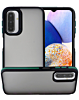 Matte Silicone Frame Shockproof Case - GREEN for Galaxy A57 (Only Ground Shipping)