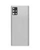 Back Glass with Camera Lens and Adhesive for Galaxy A71 (A715 / 2020) (NO LOGO) (PRISM CRUSH SILVER)