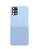 Back Glass with Camera Lens and Adhesive for Galaxy A71 5G (A716 / 2020) (NO LOGO) (PRISM CUBE BLUE)