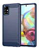 Flexible TPU Rubber Case - BLUE for Galaxy A71 UW (Only Ground Shipping)