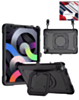 Full Body Protection Case with Square Kickstand (BLACK) for iPad Air 4 / Air 5 / Pro 11 (1st / 2nd / 3rd / 4th) (Only Ground Shipping)
