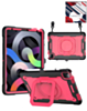 Full Body Protection Case with Square Kickstand (BLACK & HOT PINK) for iPad Air 4 / Air 5 / Pro 11 (1st / 2nd / 3rd / 4th) (Only Ground Shipping)