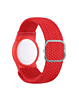 Airtag Wristband Nylon Watch Band - RED (Only Ground Shipping)