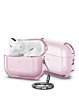 Hybrid Case with Air Cushion Technology - PINK for Airpods 4th Gen (Only Ground Shipping)