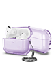 Hybrid Case with Air Cushion Technology - PURPLE for Airpods 4th Gen (Only Ground Shipping)