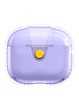 Soft Silicone Transparent Case - PURPLE for Airpods 4th Gen (Only Ground Shipping)
