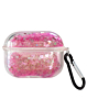 Rose Sand Glittering Clear Case - CLEAR for Airpods 4th Gen (Only Ground Shipping)