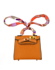 AirPods Pro (1st / 2nd Gen) / Airpods 4th Gen Bag Design Leather Case - ORANGE (Only Ground Shipping)