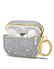 New Stone Design Case - SILVER for AirPods Pro (1st / 2nd Gen) / Airpods 4th Gen (Only Ground Shipping)