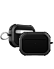 AirPods Pro 3 Rugged Armor with Keychain Case - BLACK (Only Ground Shipping)