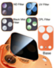Magnetic Phone Camera Filter Kit with ND UV CPL Black Mist Filters for iPhone 17 Pro (COSMIC ORANGE) (Only Ground Shipping)