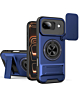Shockproof Mag Safe Slide Lens Case with Ring Holder - BLUE for Google Pixel 10A (Only Ground Shipping)