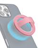Silicone Magnetic Mount 360 Rotation Finger Smartphone Stand -PINK (Only Ground Shipping)