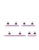 Hard Buttons (Power / Volume) for iPhone 17 (LAVENDER)