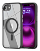 Shiny Magnetic Clear Cases - BLACK for iPhone 7 (Only Ground Shipping)