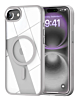 Shiny Magnetic Clear Cases - WHITE for iPhone 7 (Only Ground Shipping)