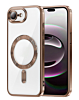 Shiny Wireless Charging Clear Case -GOLD for iPhone 7 (Only Ground Shipping)