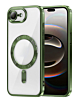 Shiny Wireless Charging Clear Case -GREEN for iPhone 7 (Only Ground Shipping)